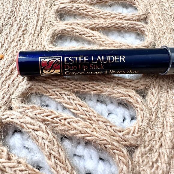 Estee Lauder Duo Lip Stick Crayon Rouge Mini 05 Rose New Discontinued Rare - Picture 6 of 6